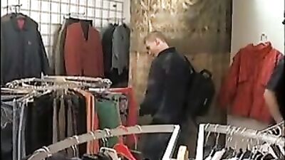 Clerks Secret JO in Clothing Shop: Big Cocks and Fun!