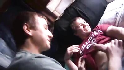 His First Gay Porn Experience: Blowjobs and Handjobs Cum in Style!