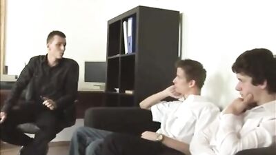 Bad boys schooled: Oral group sex goes wild!