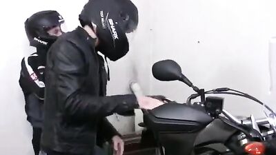Bareback Biking Boys Cumshots Revisited - A Wild Ride Of Raw Sex!