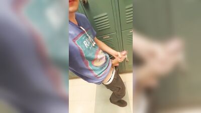 Hallway Heat: Two Hunky Studs Get Down and Dirty!