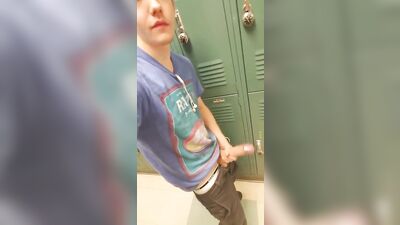 Hallway Heat: Two Hunky Studs Get Down and Dirty!