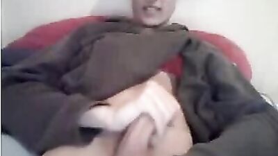 Gay Porn Spanking Delight: Web-Cam Amateur Solo Action