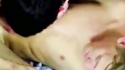 Bare Threesome - Bareback Cum Shots Group Sex