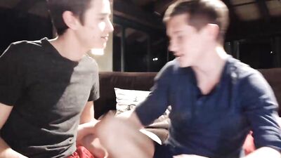 Web-Cam Boysfriends Reunion: Two Hot Suckers Take Control!