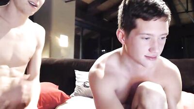 Web-Cam Boysfriends Reunion: Two Hot Suckers Take Control!