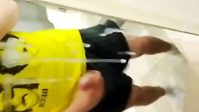 Jerking Off In The Changing Room - Voyeurs Delight!