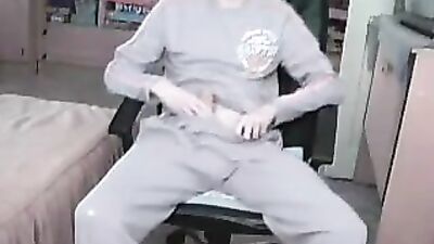 Uncut Watching Porn & Masturbating - Hardcore Gay Amateur Porn