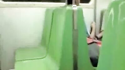 Gay Porn in Public: Amateur Adventure on the Subway