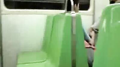 Gay Porn in Public: Amateur Adventure on the Subway