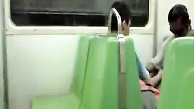 Gay Porn in Public: Amateur Adventure on the Subway