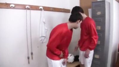 Gay Action After Sport Bareback Ass Play