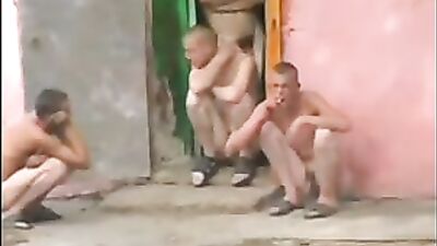 Russian Barracks Fun: Exposing Straight Boys Secrets!