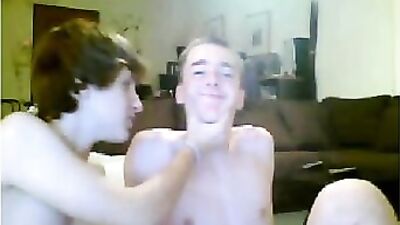 Young and Well-Matched Pair: Webcam Cumshots and Handjobs!