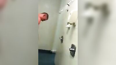 The Blond Muscle Voyeur After The Gym Showers - A Classic Gay Porn Video!