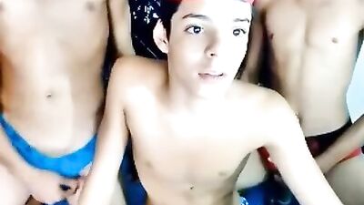 Latino Web-Cam Action Group Sex - Explosive CamBoys3 Return!