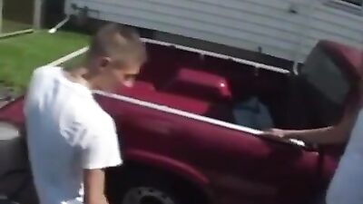 Car Wash Afterglow: Bareback Cum Shots Galore!