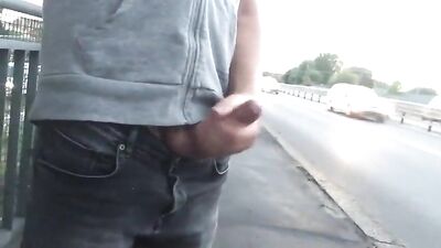 Exhibit And Cumshot In The Streets - Amateur Big Cocks Cumshots