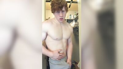 Cumming for Cute Redheads! Amateur Muscle Boys Delight