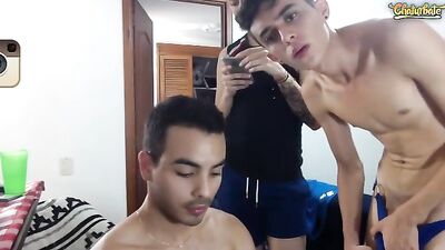 Gay Latino Cam - Sexy Body with Huge Tits in the Bedroom