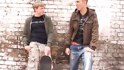 Skater Boys: Action Bareback Blond Boys - Fuck BB!