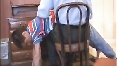 Gay Porn Strap-on Fetish with Dad and Son