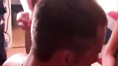 Scally Orgy: Blond Boys Wild Action Ass Play