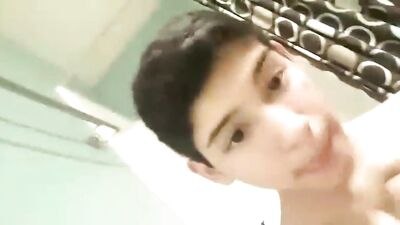 Latin Lad Eats His Own Cum - Oral Delight!