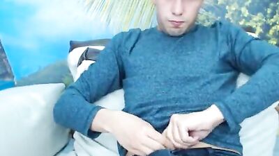 Shy Guy Jacking Off on Cam: Raw and Uncut!