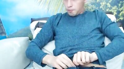 Shy Guy Jacking Off on Cam: Raw and Uncut!