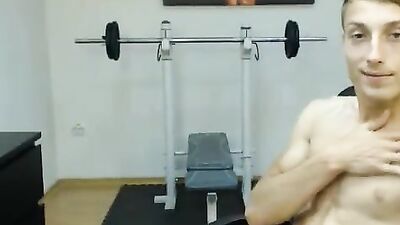 Jacking Off Romanian Hunk - Amateur Solo Web-Cam!