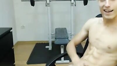 Jacking Off Romanian Hunk - Amateur Solo Web-Cam!