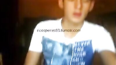 GayPornLatino: Young Latino Solo Masturbating In Bedroom