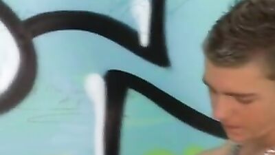 Bareback Toilet Frenzy: Blond Boys in Action!