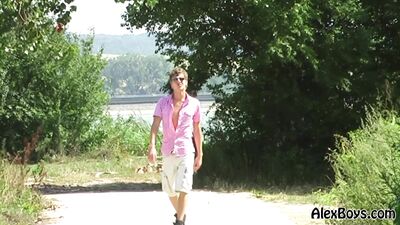 Straight Boys Go Wild - Public Outdoor Solo!