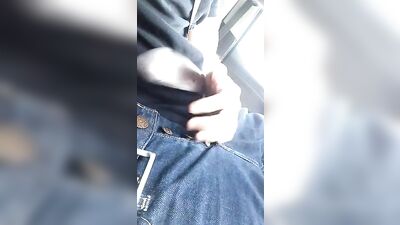 Horny While Driving - Amateur Cum Shots Fun