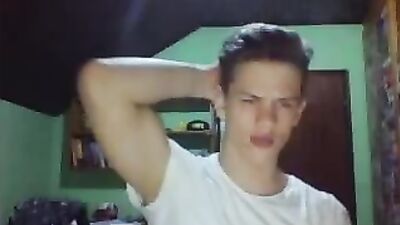 Shows His Cock 2: Amature Solo Web-Cam Adventures