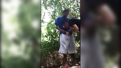 Public Oral Cumshots in the Park - A Suck in the Park Redo