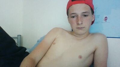 Young and Beautiful Smooth Boy Cums with Both Hands - Hot Solo Handjob Action!