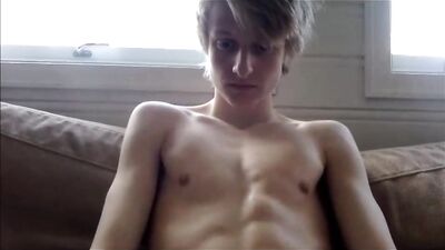 Young Blonde Haken Exposes His Solo Ss!