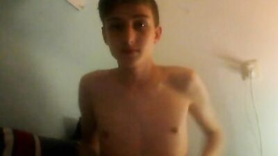 Cam Boy Squeezes Out A Cumshot: Amateur Italian Web-Cam!