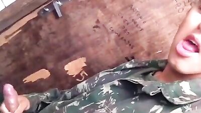 Soldier Boys Uncut Cock Wank And Cum - Hardcore Military Men In Action!