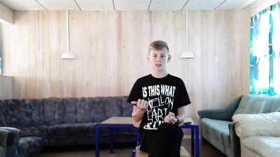 Blond Boys Web Cam Solo - Rasmus Coming Out Confession!