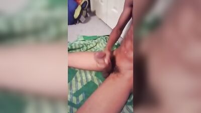 Light skin boy unloads in new amateur black cocks video!