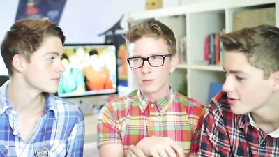 Twin Redhead Twinks Explore Gay Slang in Hot New Video