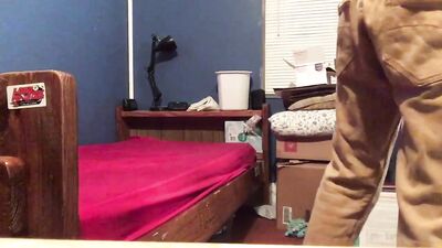 German Fetishist Makes His Fulfilled Bed