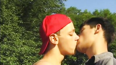 Gay Porn: Sex on The GrassField Amateur Cum Shots Public Outside