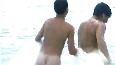 Two Naked Friends: A Gay Porn Adventure at the Beach!