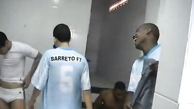 The Brazilian Latino Straight Boys Dressing Room Exposed - A Gay Porn Video