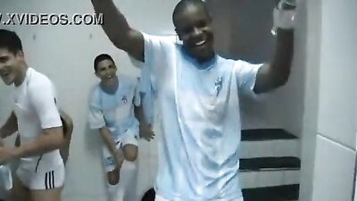 The Brazilian Latino Straight Boys Dressing Room Exposed - A Gay Porn Video